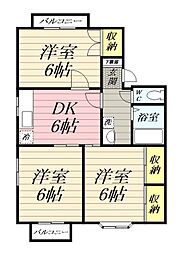 間取図画像 3DK