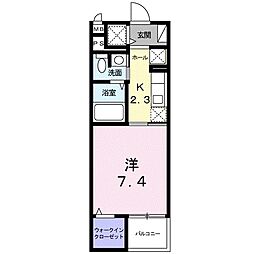間取図画像 1K