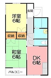 間取図画像 2DK