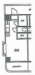 渋江ビル ワンルームの間取図画像