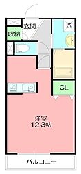 LuceClassimo ワンルームの間取図画像