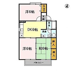 🉐敷金礼金0円！🉐セジュール・ドエル　Ｂ棟