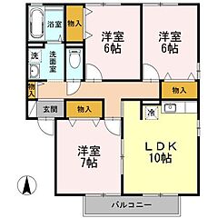 物件の間取り