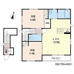 物件の間取り