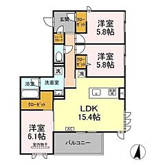 物件の間取り