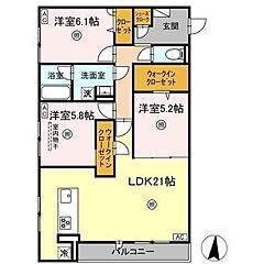物件の間取り