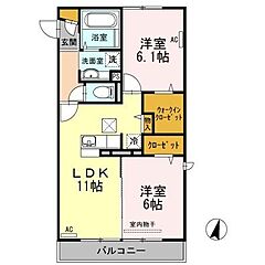 物件の間取り