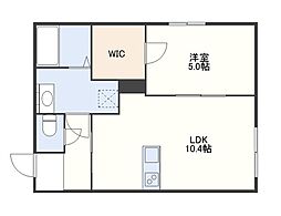 (仮称)NYスタイルズ佐賀 1LDKの間取図画像
