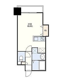 エムエー佐世保マンション ワンルームの間取図画像