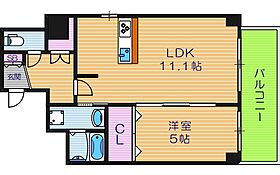 THE　TERRACE天王寺MK 505 ｜ 大阪府大阪市天王寺区南河堀町（賃貸マンション1LDK・5階・39.33㎡） その2