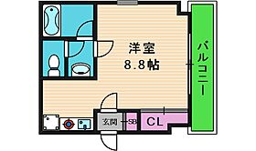 シーズ天王寺真田山  ｜ 大阪府大阪市天王寺区空堀町（賃貸マンション1R・3階・21.93㎡） その2