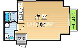 ケインズハウス  ｜ 大阪府大阪市阿倍野区阪南町1丁目（賃貸マンション1K・3階・24.62㎡） その2