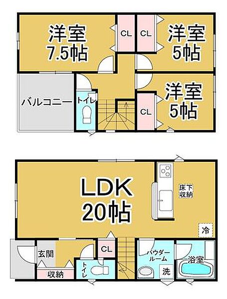 間取りを拡大表示