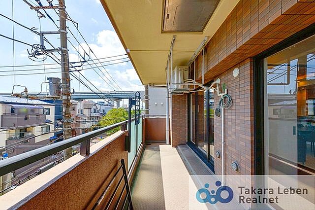 バルコニー ライオンズマンション木根川中央公園 3階/303