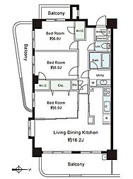 間取図画像 3LDK