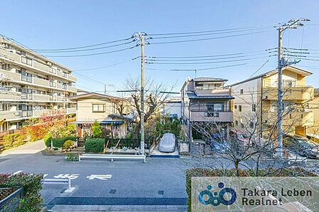 住戸からの眺望。風通しが良く、お洗濯物も早く乾きそうです。毎日のお洗濯が楽しみになりそうです。