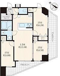 ライドリンク竹ノ塚 3LDKの間取図画像
