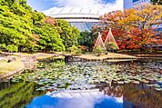 小石川後楽園 徒歩2分。 160m