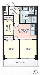 パレドール池袋 2SDKの間取図画像