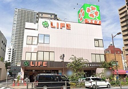 ライフ浅草店 徒歩5分。 360m