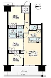 プレイズ三郷中央 3LDKの間取図画像