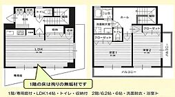 セントエルモ綾瀬 2LDKの間取図画像