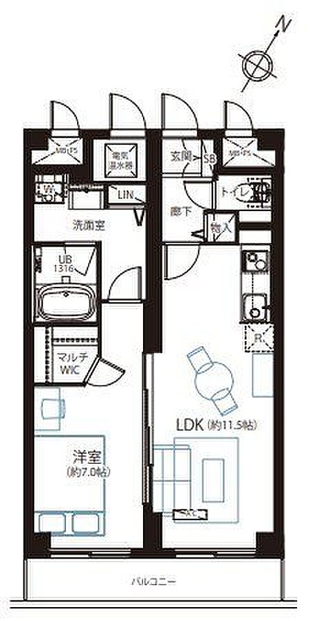 ◆10階部分×南西向きにつき陽当たり良好な1LDK◆令和8年8月新規フルリノベーション完成