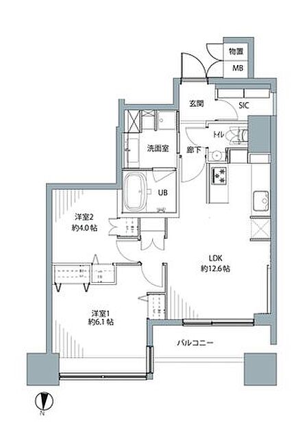 リビングと2つの個室。プライベートな空間と家族団らんの空間を分けて過ごせます。集中もリラックスもできる住空間で充実した暮らしをお届けします。