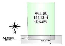 売土地　吹田市千里山月が丘