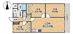 間取図画像 3LDK