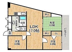 間取図画像 3LDK