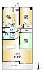 間取図画像 3LDK