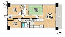 間取図画像 3LDK