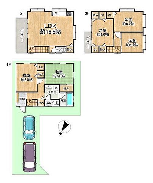 間取りを拡大表示