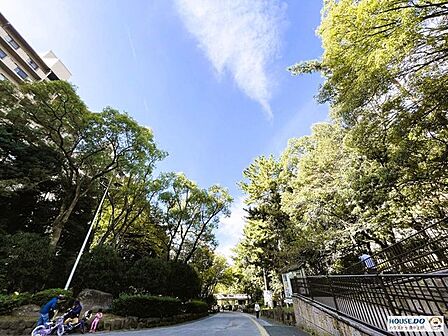 緑地公園駅前　緑道 530m