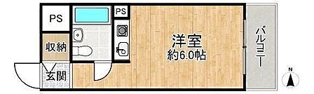◆1R◆専有面積18.00m2