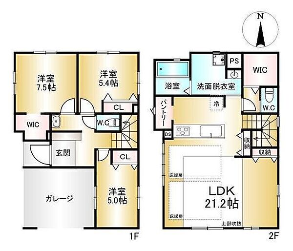 間取りを拡大表示