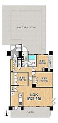 ファインフラッツ豊中桜の町 3LDKの間取図画像