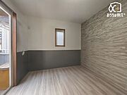 バルコニーに面した6帖洋室は子ども部屋にオススメです※本画像は家具をCGで消した画像であり現況とは異なる場合がございます