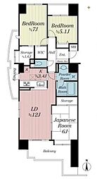 間取図画像 3LDK