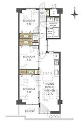 間取図画像 3LDK