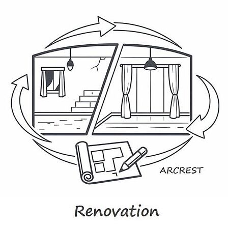 【リノベーション】物件では、新築のように一新された、きれいな住居に住むことができます。リノベーションとは、住宅を工事し、既存のものよりも価値を高めた間取りにし、最新設備も揃えつけた住宅を指します。