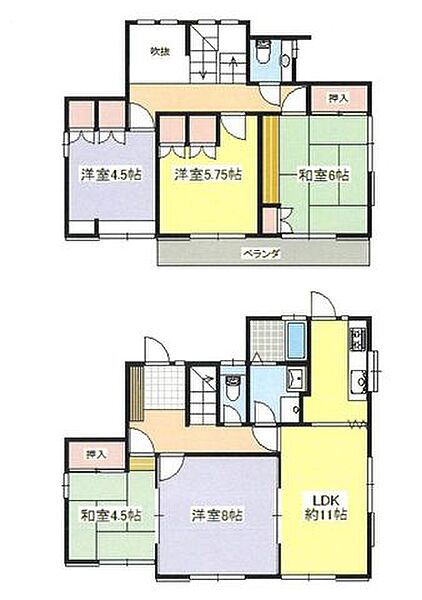 間取りを拡大表示