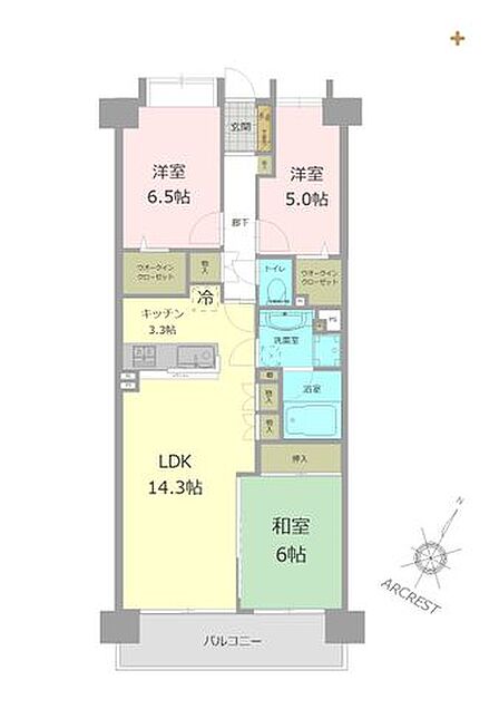 ～House Layout～使いやすい家具の配置や日々の導線をイメージした間取り。毎日の生活が豊かになる、そんな願いを込めた間取りです。
