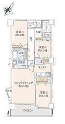 志木北野 3LDKの間取図画像