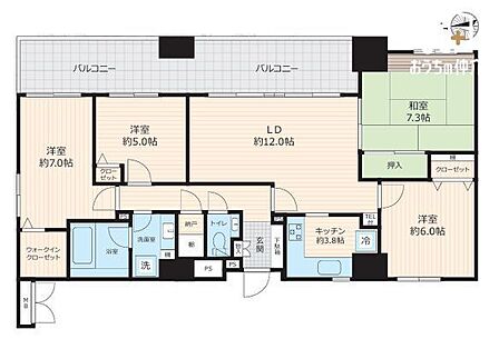4LDK 間取り