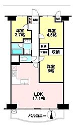 間取図画像 3LDK