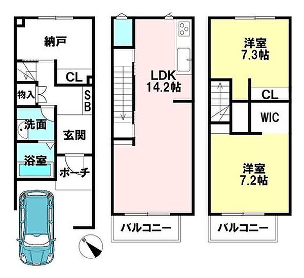 間取りを拡大表示