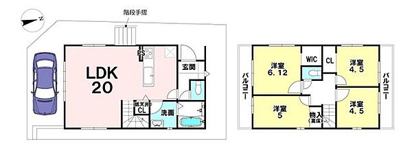 間取りを拡大表示