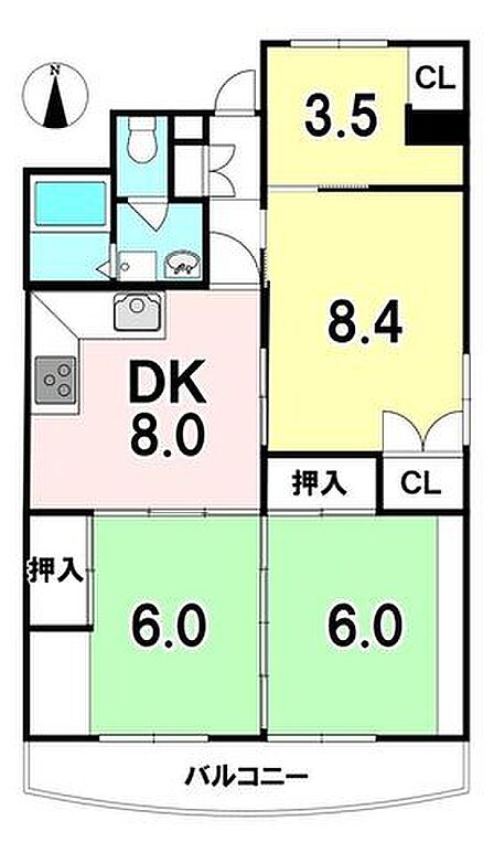 4DK 間取り
